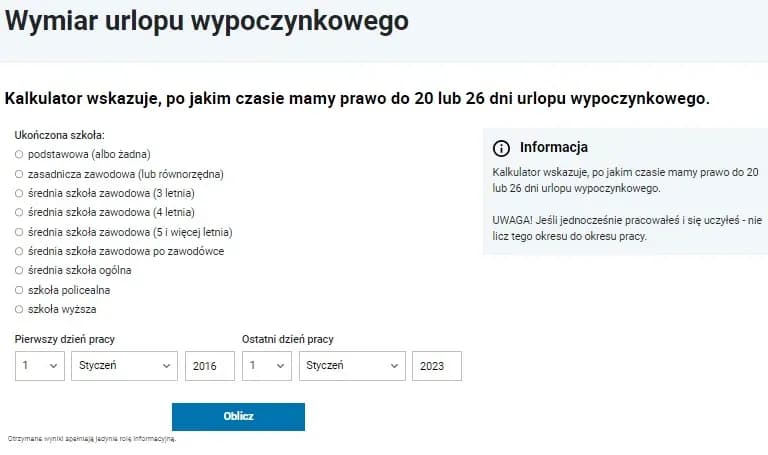 Urlop po studiach: 26 dni? Jak szybko osiągnąć ten wymiar?